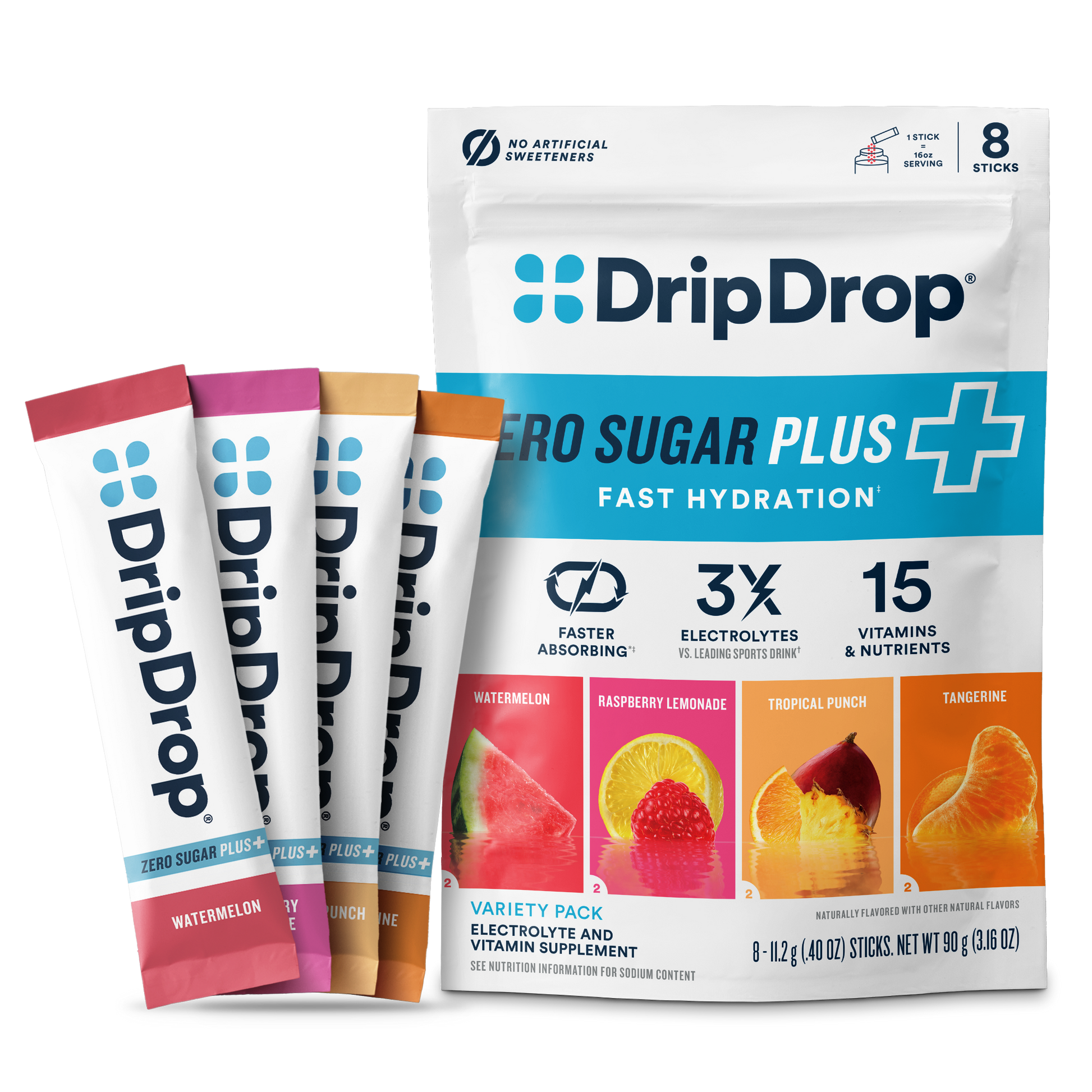dripdrop-zero-sugar-plus-watermelon-tangerine-tropical-punch-raspberry-lemonade-16-oz-sticks-8-count-r7 Pouch_8ct_Front16ozSticks_VSPlus_Variety_A.png