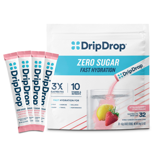 dripdrop-zero-sugar-strawberry-lemonade-electrolyte-powder-8-oz-sticks-32-count-i8 Zero_Strawberry_Lemonade_-_32ct_-_Transparent.png