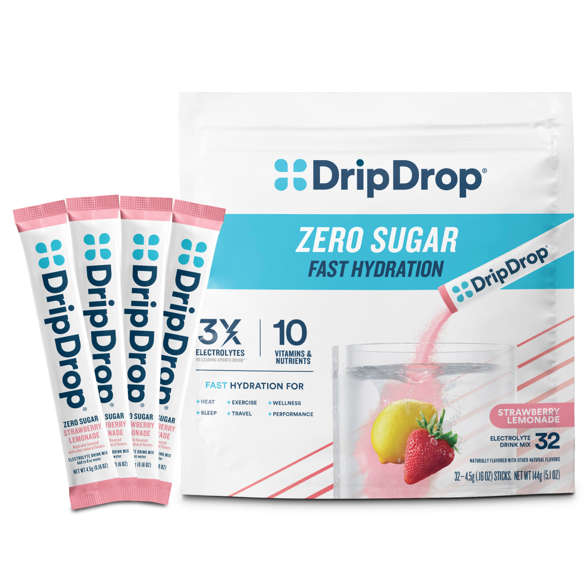dripdrop-zero-sugar-strawberry-lemonade-electrolyte-powder-8-oz-sticks-32-count-k2 Zero_Strawberry_Lemonade_-_32ct_-_Transparent.png